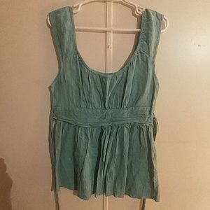 Womans Green Tank Top